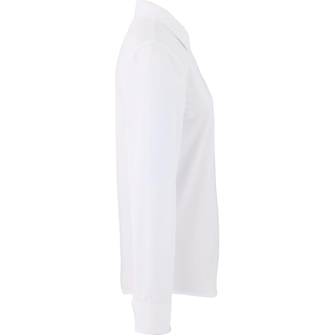 Tatra eco long sleeve knit button up shirt-womens White miniatura 6
