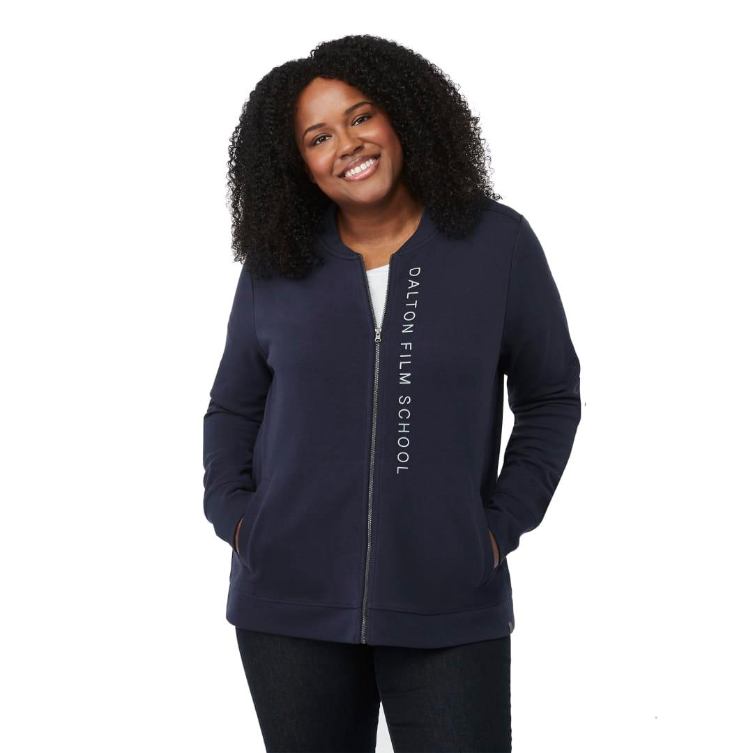 Rigi eco knit full zip - womens Navy Blue miniatura 12