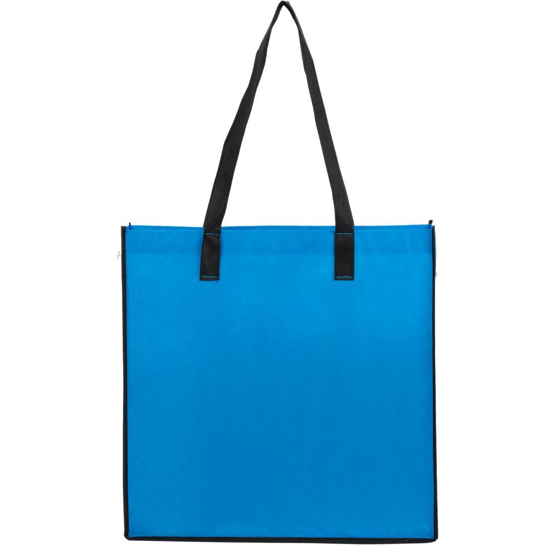 Radius recycled non-woven tote Black miniatura 16