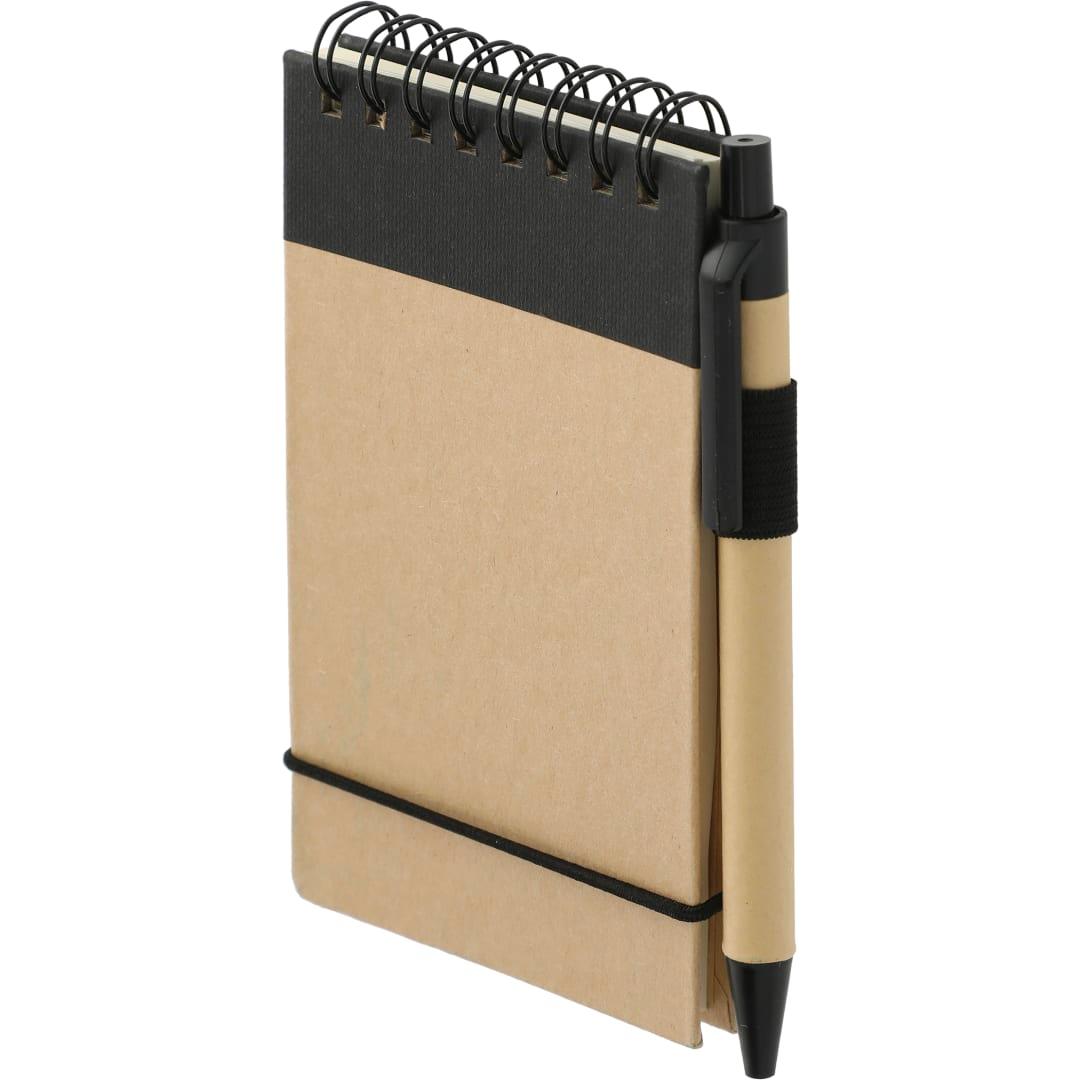 Fsc® mix 5 x 3 recycled jotter with pen Natural miniatura 4