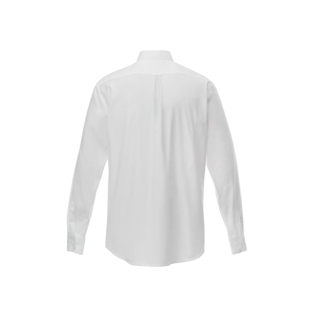 Mens irvine oxford ls shirt tall White front