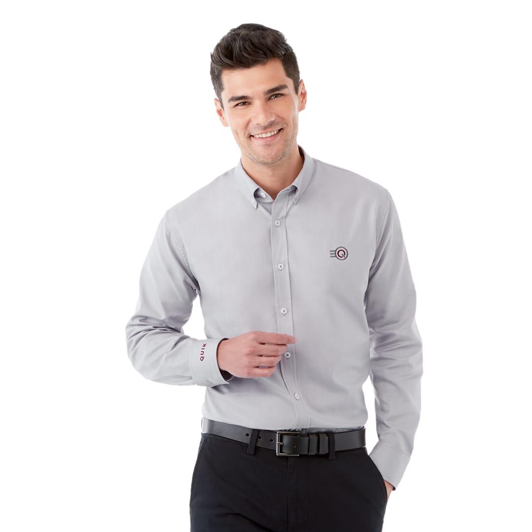Mens irvine oxford ls shirt White miniatura 10