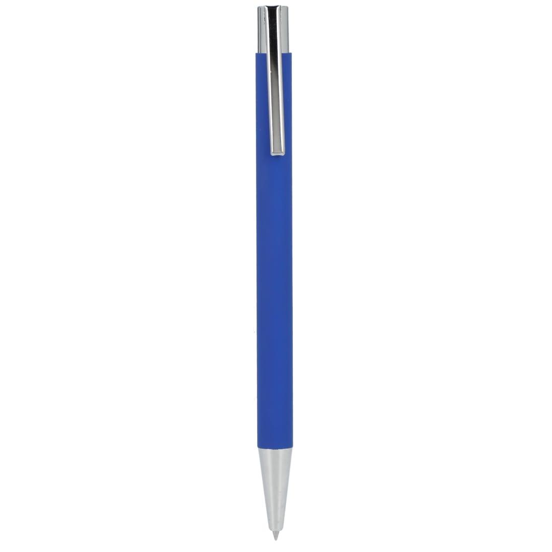 Maxi recycled aluminum soft touch gel pen Black miniatura 8