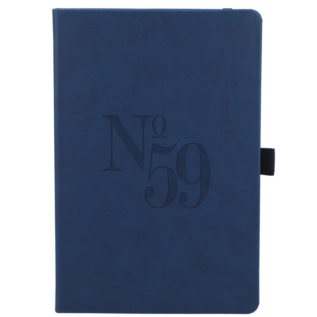 5.5 X 8.5 mano recycled hard bound journal Black miniatura 13