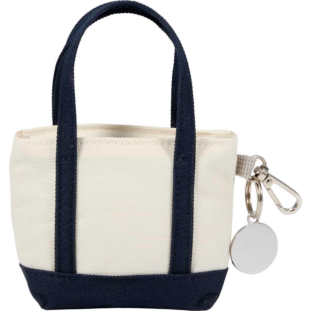 Mini tote bag charm Black miniatura 23
