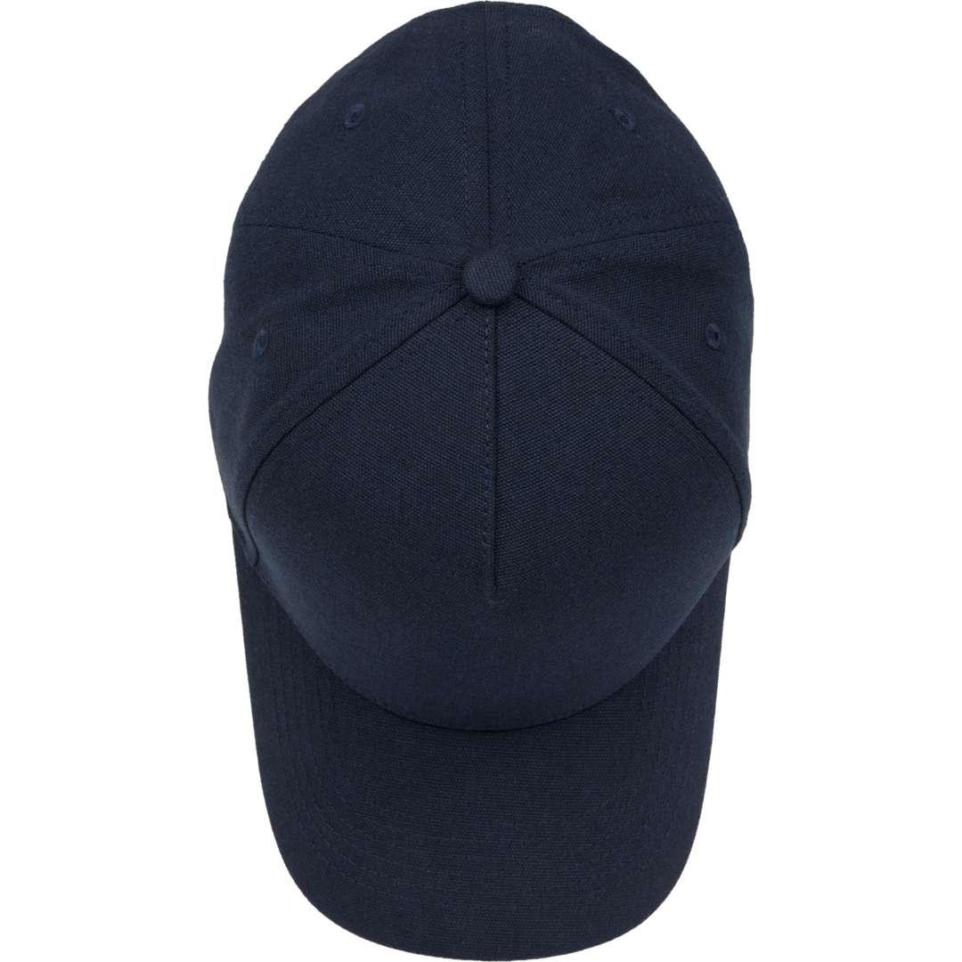 Recycled cotton canvas 5 panel ballcap - unisex Navy Blue miniatura 10