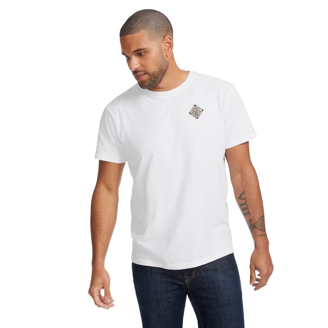 American giant classic cotton crew t - mens White miniatura 15