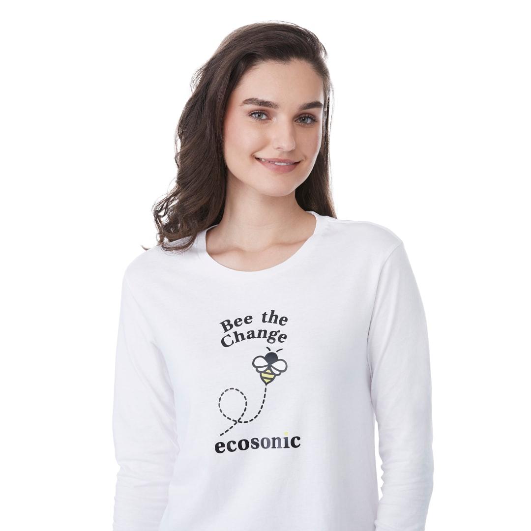 Tentree organic cotton longsleeve tee - womens White miniatura 9