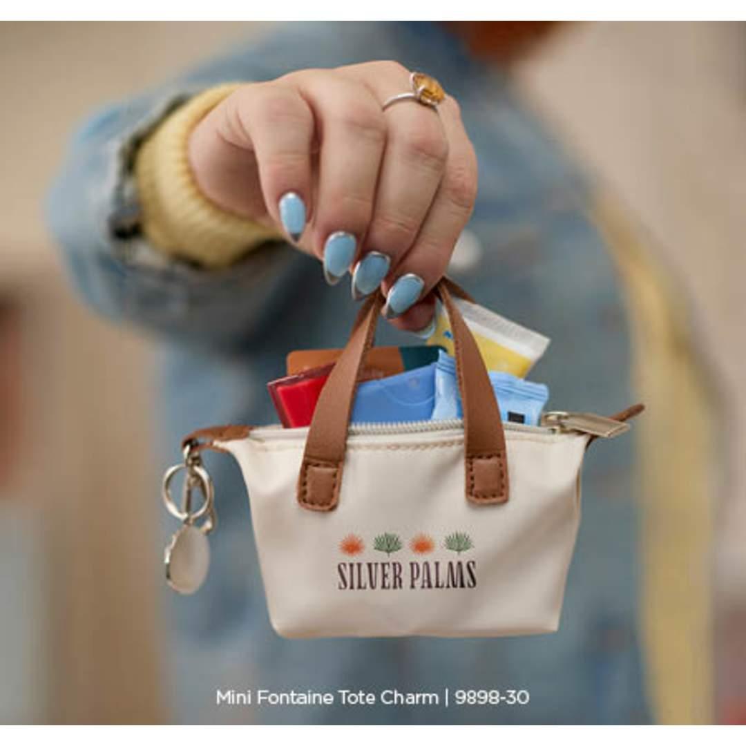 Mini fontaine tote charm Black thumbnail 13