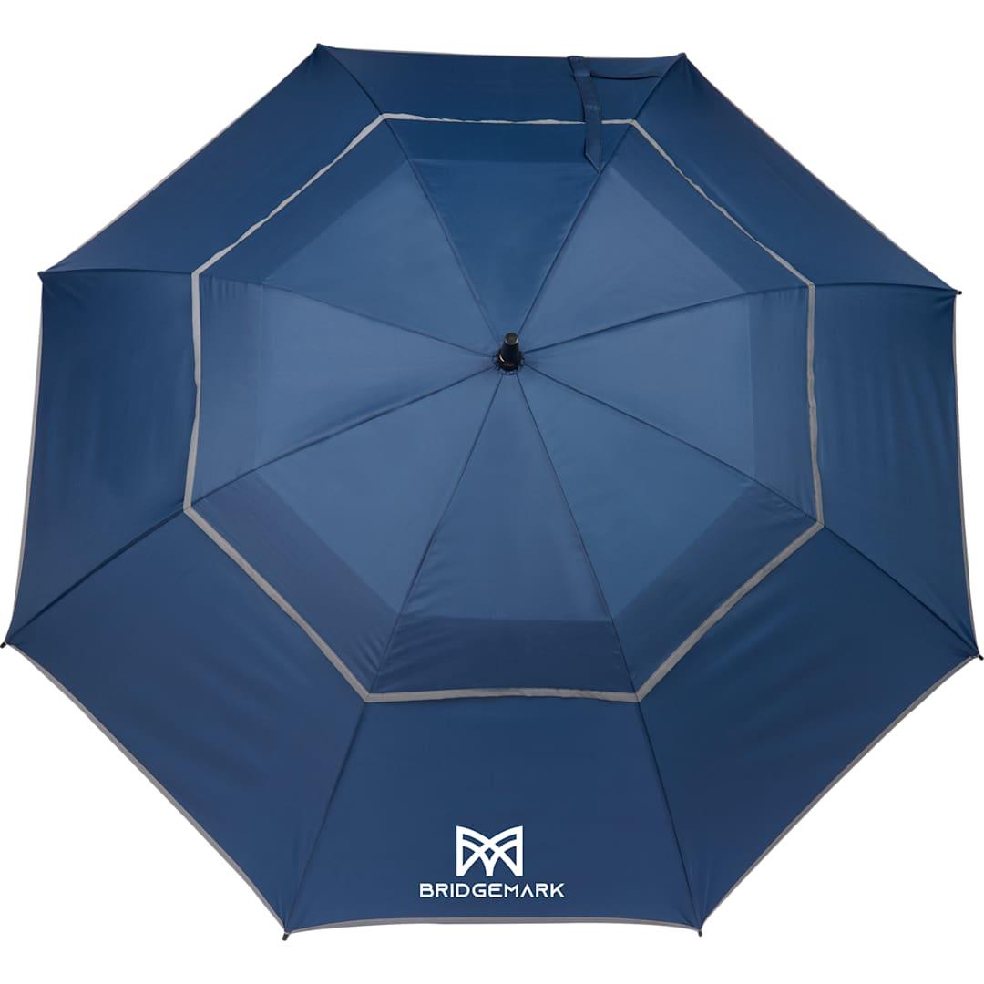 62 Rpet golf umbrella w/ reflective trim Black miniatura 32