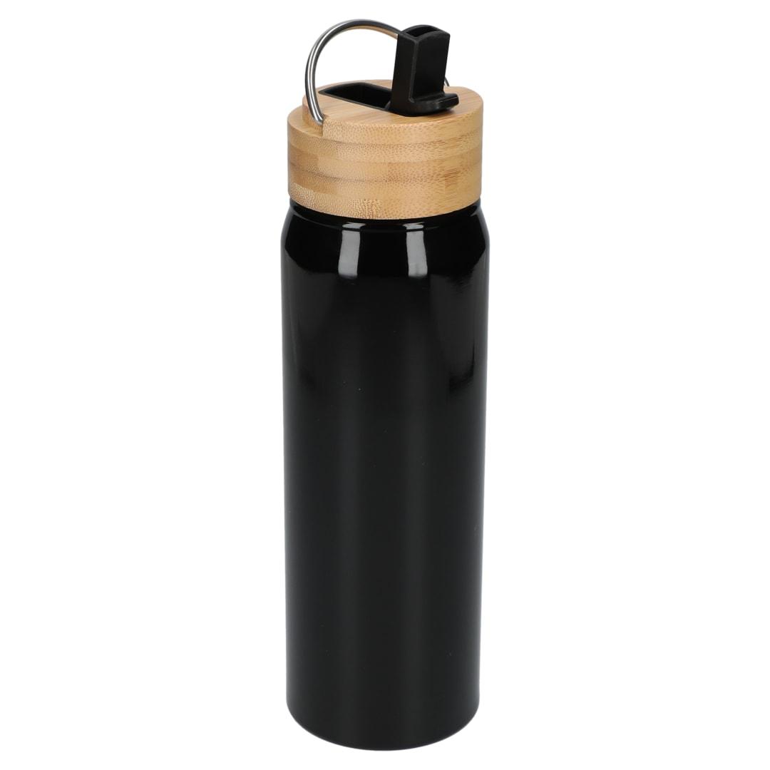 Billy 26oz aluminum bottle w/ fsc® bamboo lid Black miniatura 6