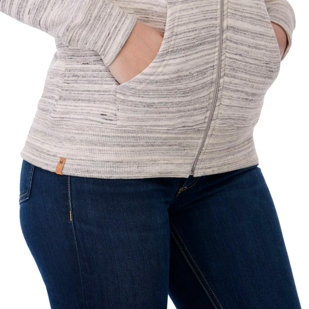 Tentree space dye zip hoodie - womens Grey miniatura 16