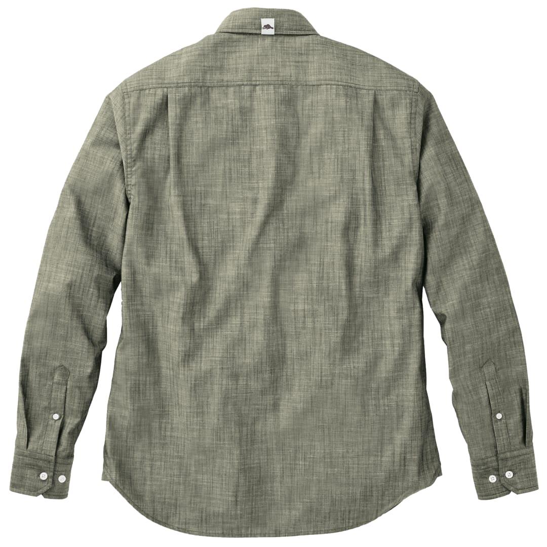 Mens clearwater roots73 ls shirt Blue miniatura 11
