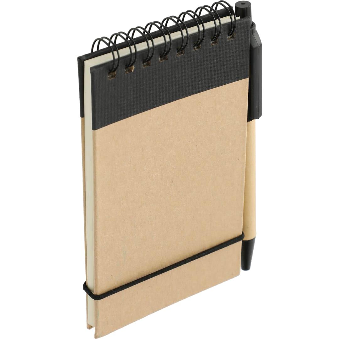 Fsc® mix 5 x 3 recycled jotter with pen Natural miniatura 3
