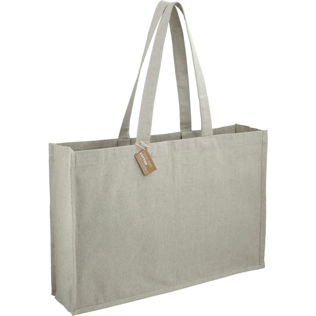Repose 10oz recycled cotton shoulder tote Grey miniatura 8