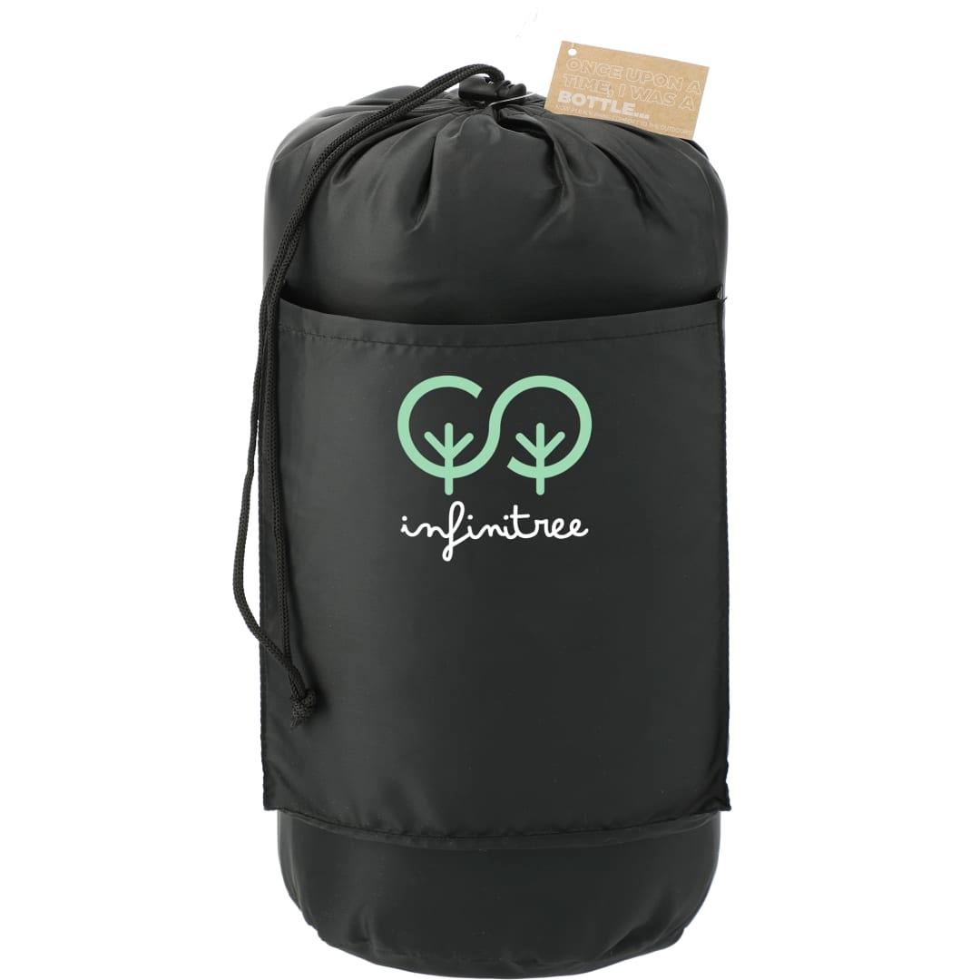 Wave recycled insulated outdoor blanket Black miniatura 7