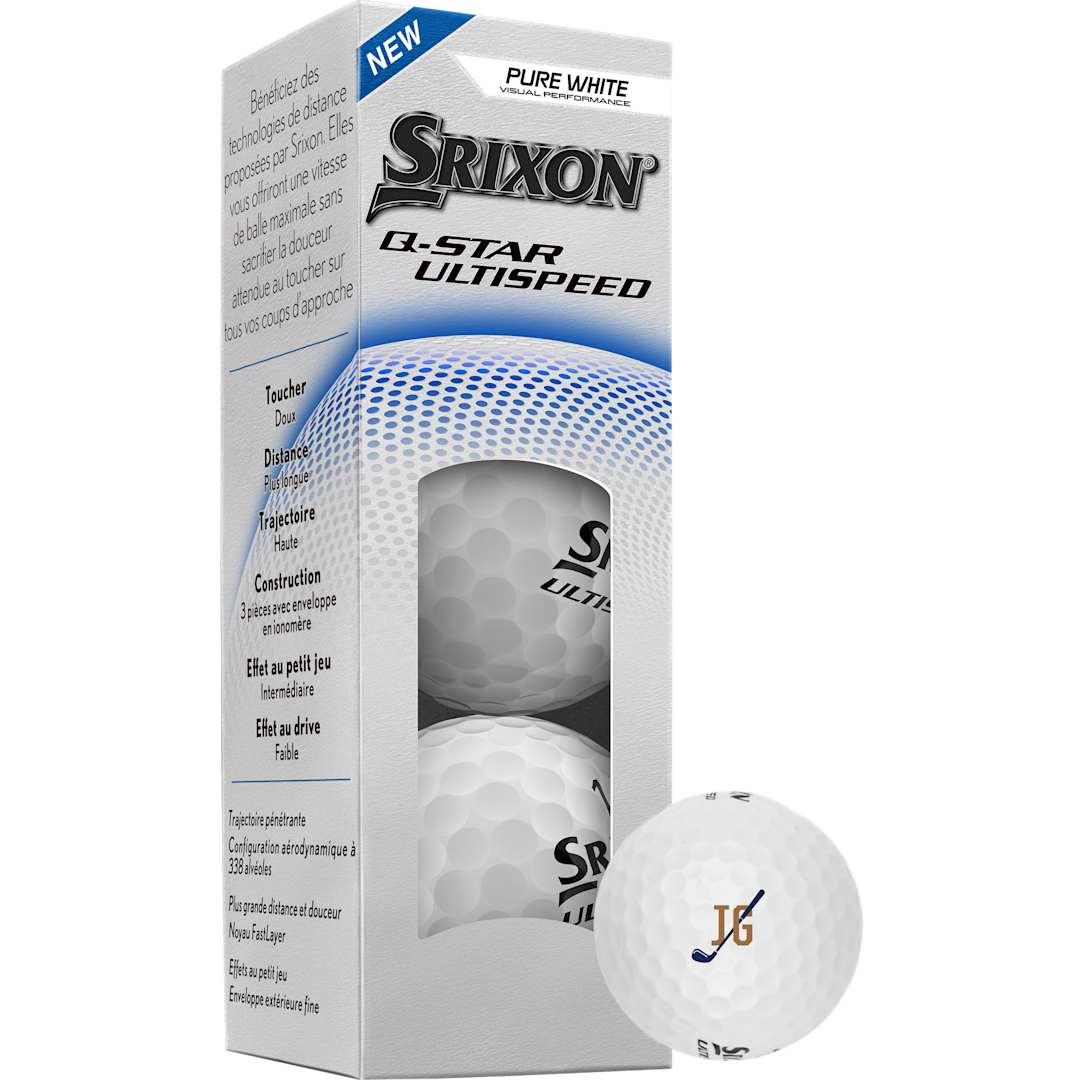Srixon q-star ultispeed golf balls - 3 pack White miniatura 8