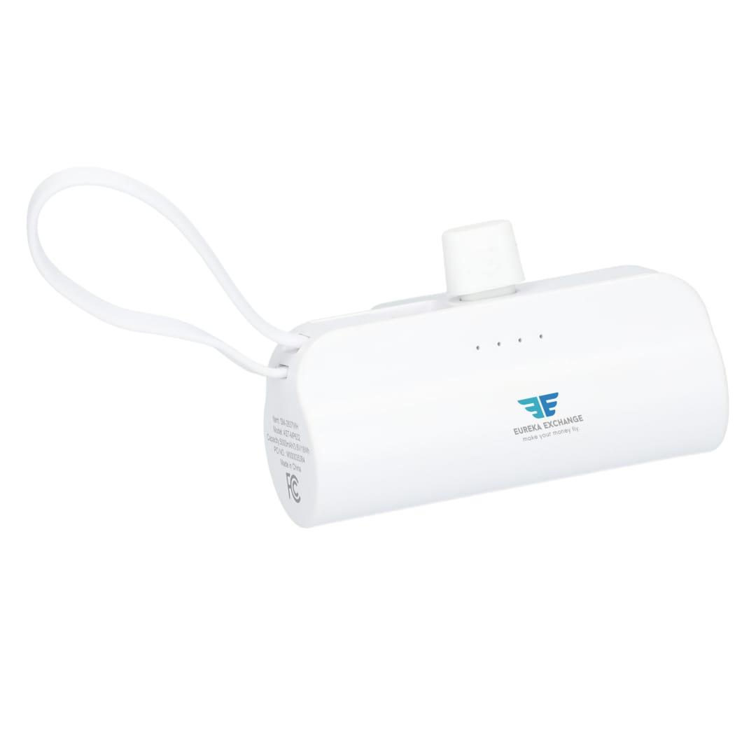 Hue 5000 mah power bank with multi tips Black miniatura 30