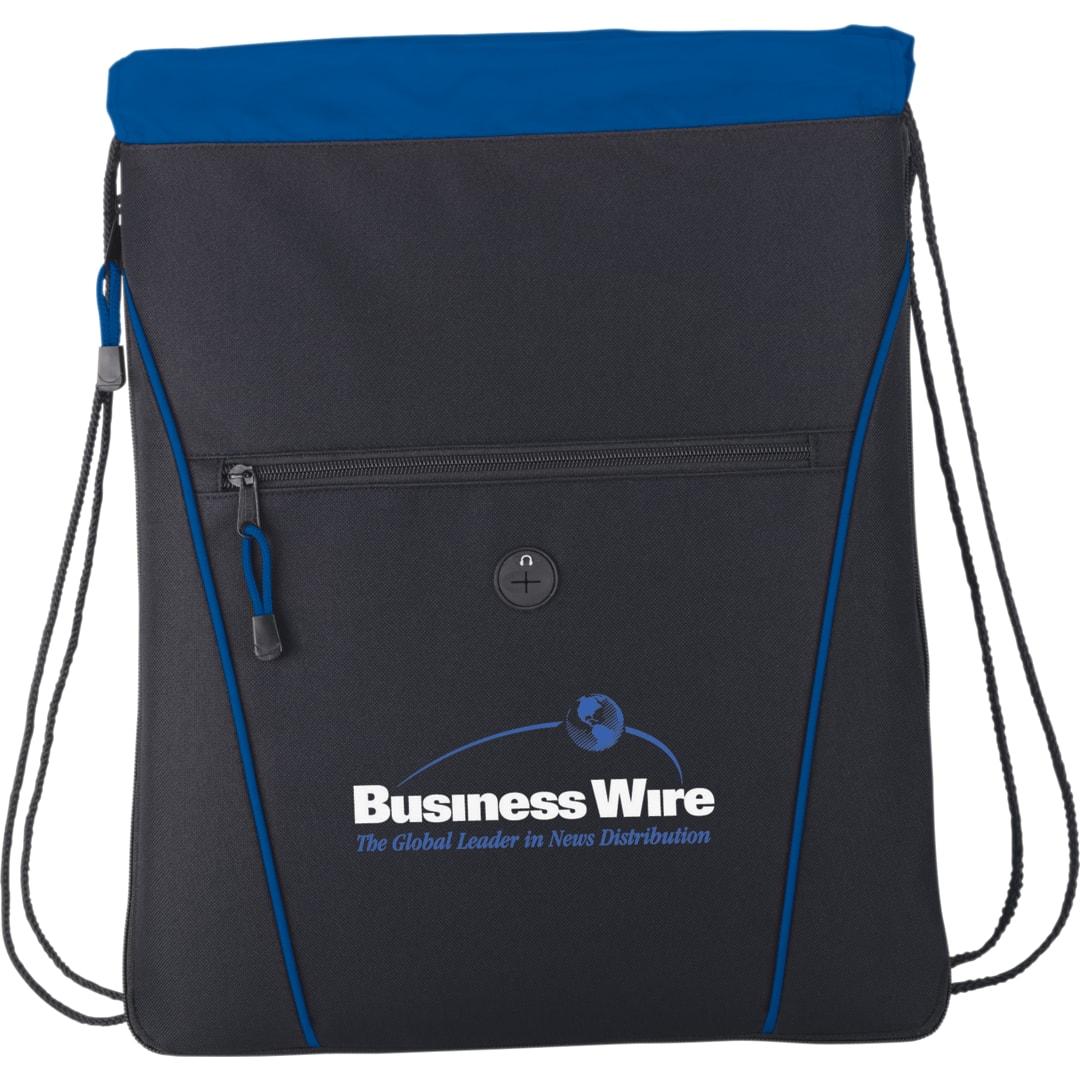 Raven drawstring bag Black miniatura 5