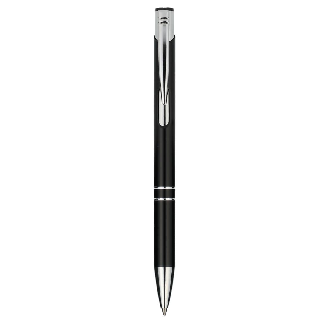 Recycled aluminum richmont gel ballpoint Black front