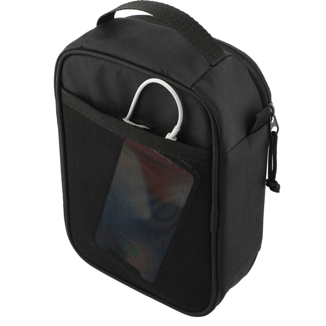 Rpet tech organizer Black front