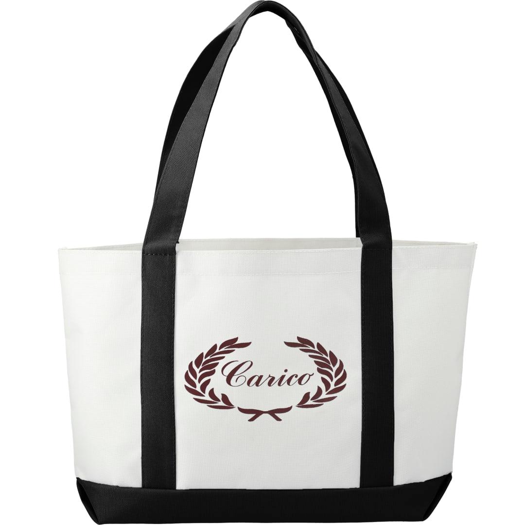 Large canvas tote bag White miniatura 14
