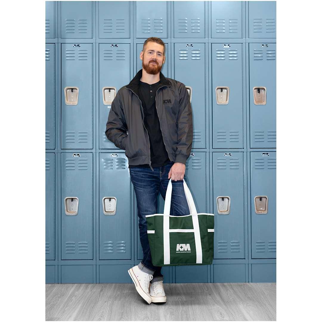 Varsity club tote Black miniatura 14