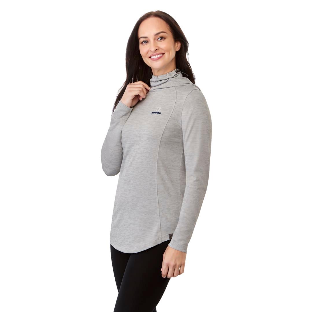 Womens sira eco knit hoody Blue miniatura 13