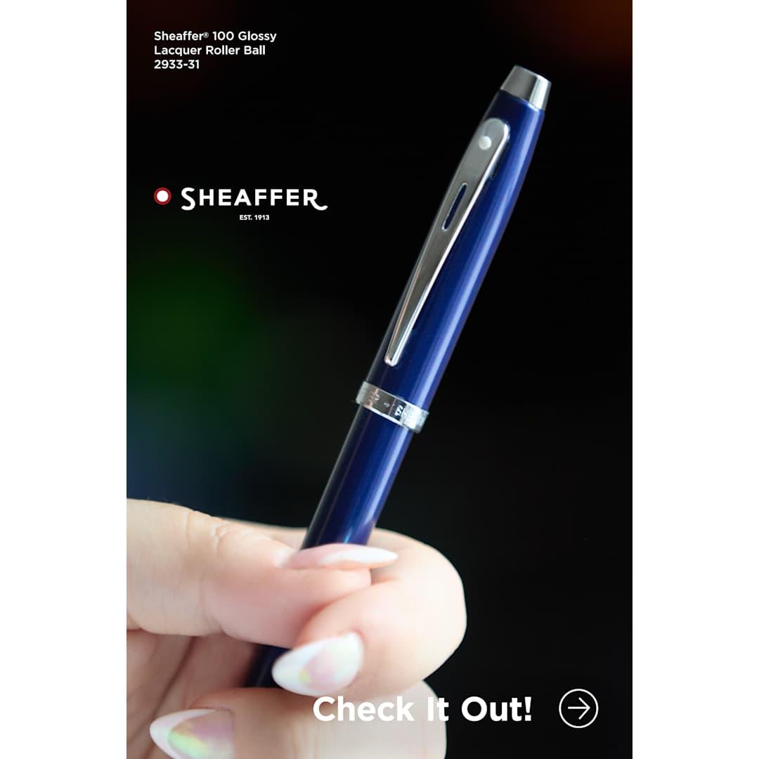 Sheaffer® 100 glossy lacquer roller ball Black miniatura 9