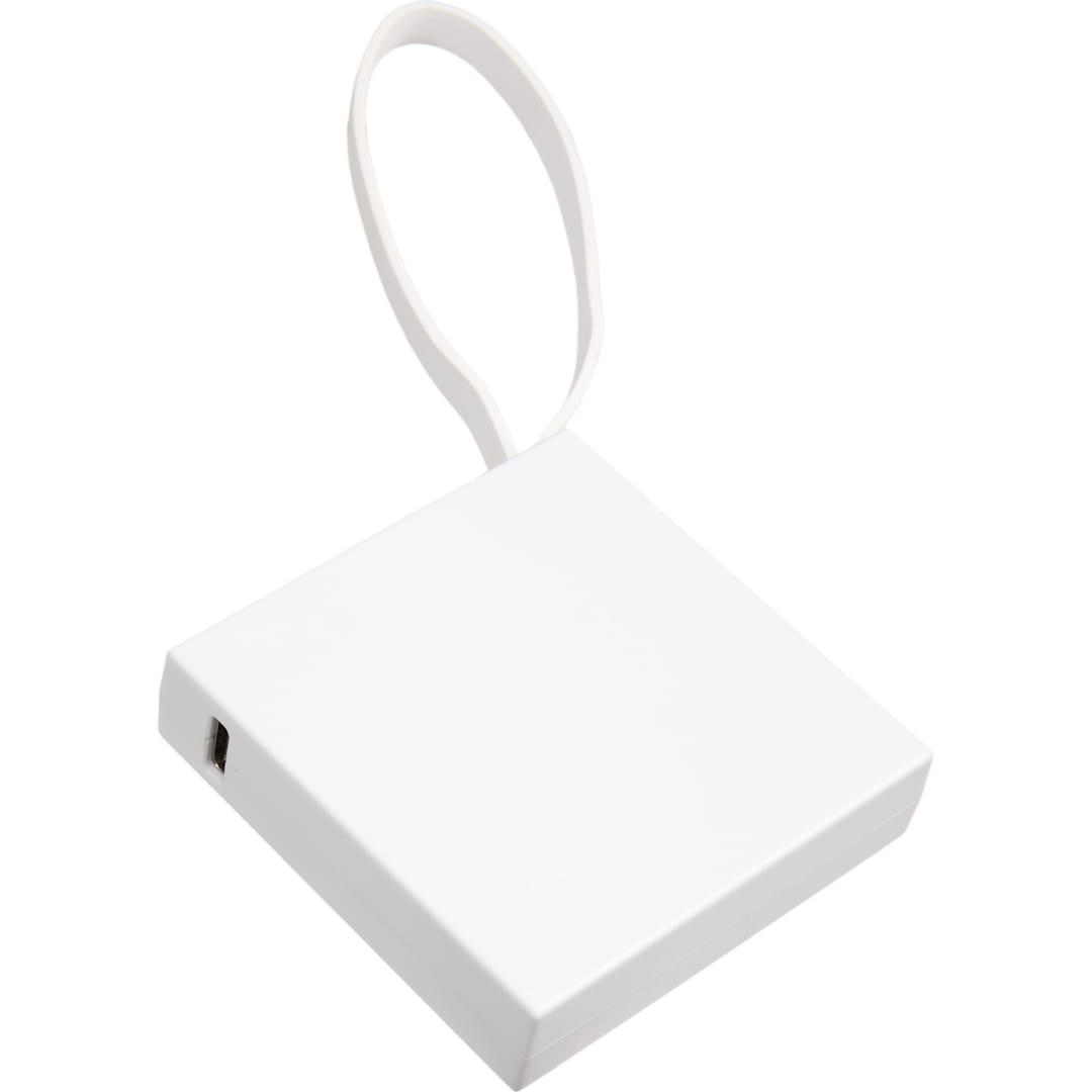 Recycled abs 2000 mah power bank with type-c cable Black miniatura 14