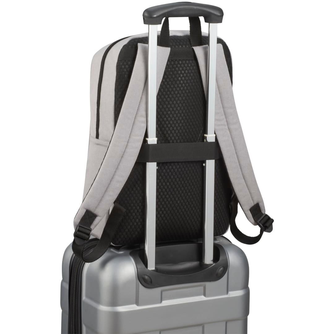 Nbn whitby slim 15 computer backpack w/ usb port Navy Blue miniatura 12