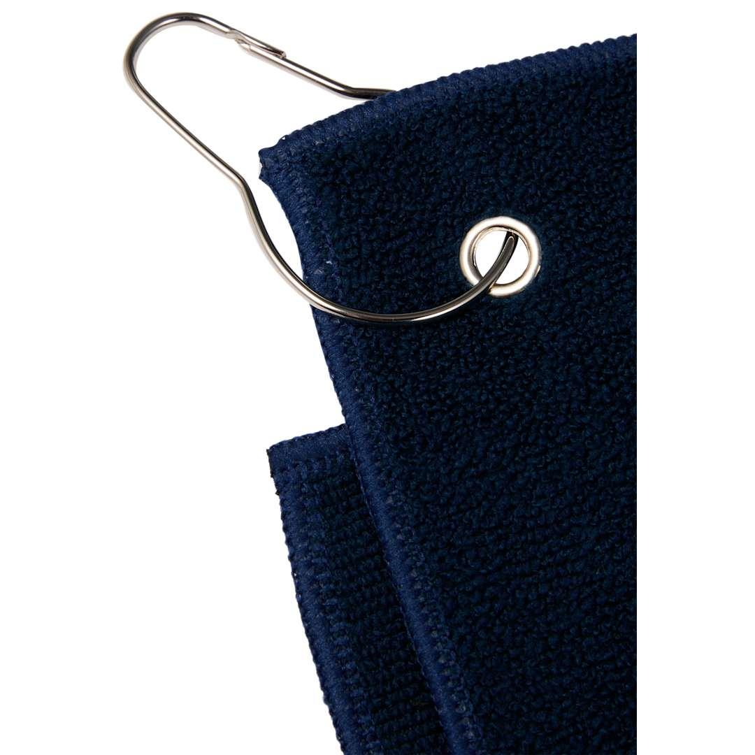 15 X 15 recycled 300g terry polyester towel Black miniatura 4