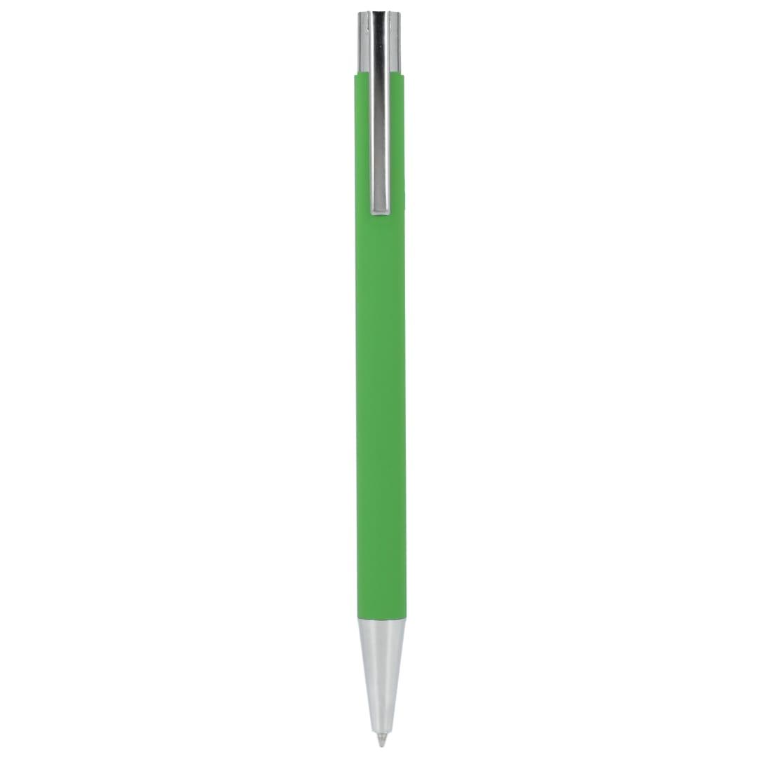 Maxi recycled aluminum soft touch gel pen Black miniatura 14
