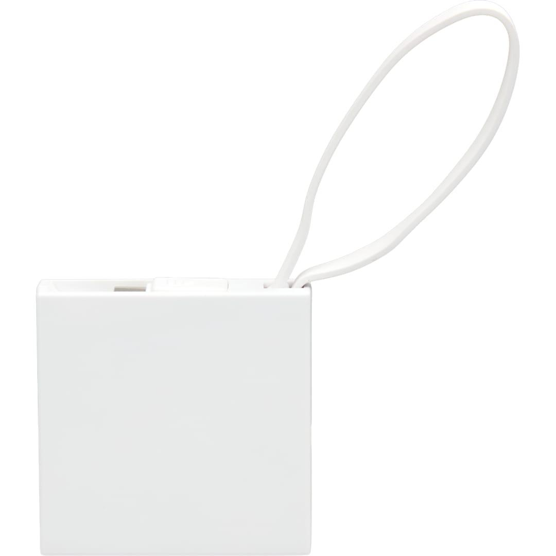 Recycled abs 2000 mah power bank with type-c cable Black miniatura 16