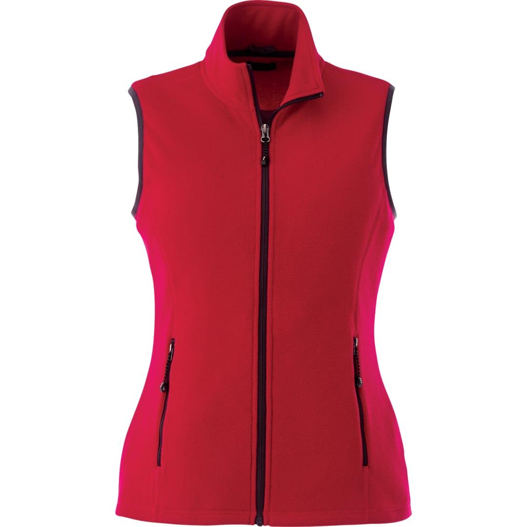 Womens tyndall polyfleece vest Red miniatura 3