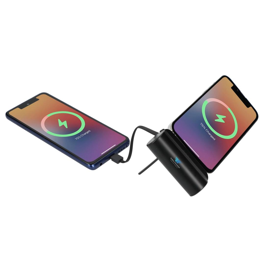 Hue 5000 mah power bank with multi tips Black miniatura 16