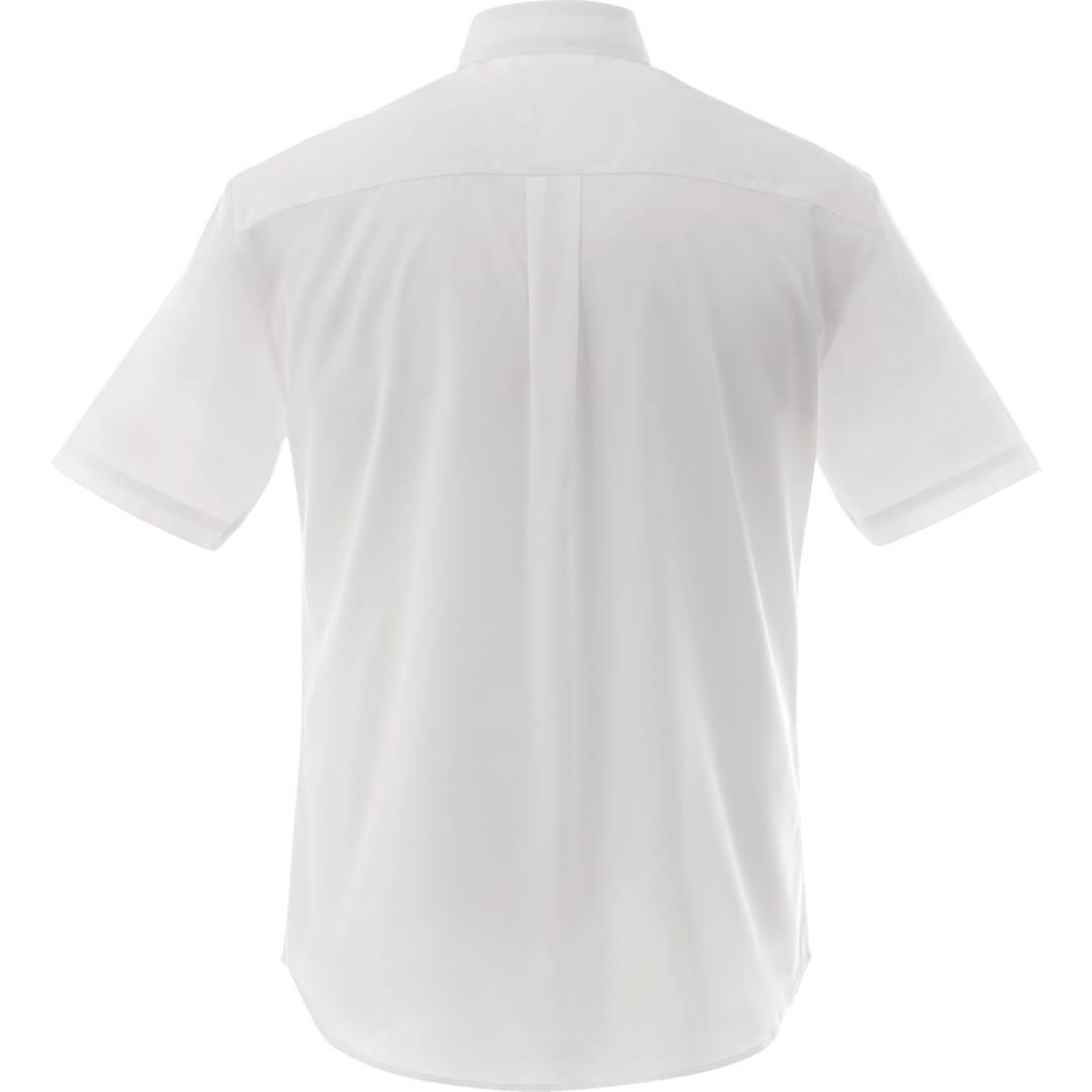 Mens stirling short sleeve shirt tall Black front