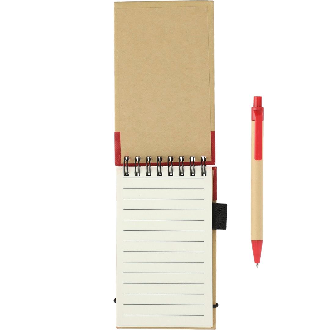 Fsc® mix 5 x 3 recycled jotter with pen Natural miniatura 26