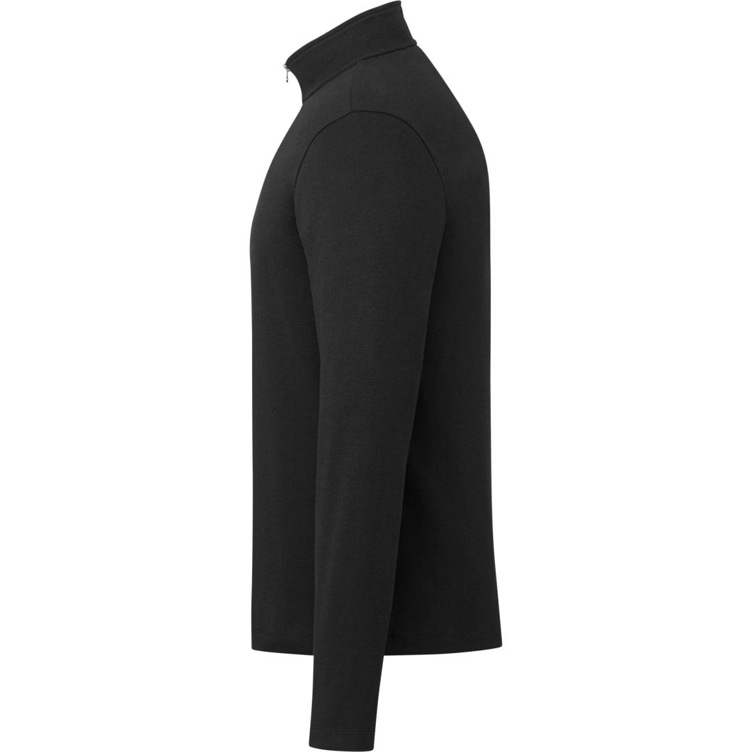 Mens rigi eco knit quarter zip Navy Blue miniatura 22