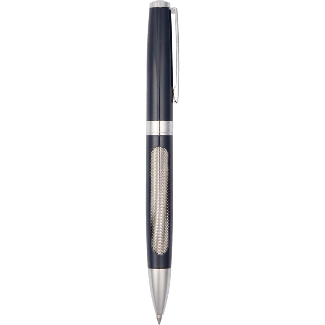 Luxe recycled stainless steel ballpoint Black miniatura 4