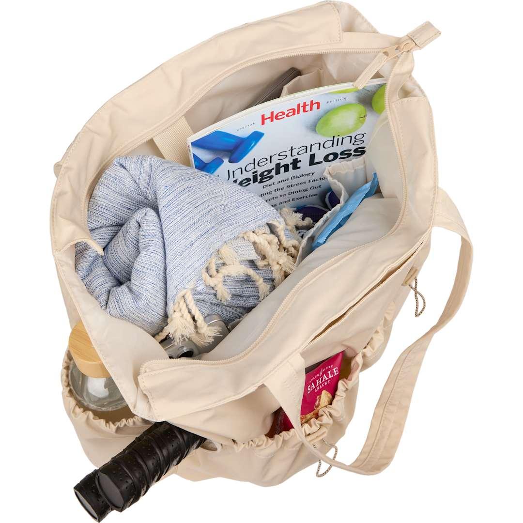 Wellable recycled sport tote Cream miniatura 14