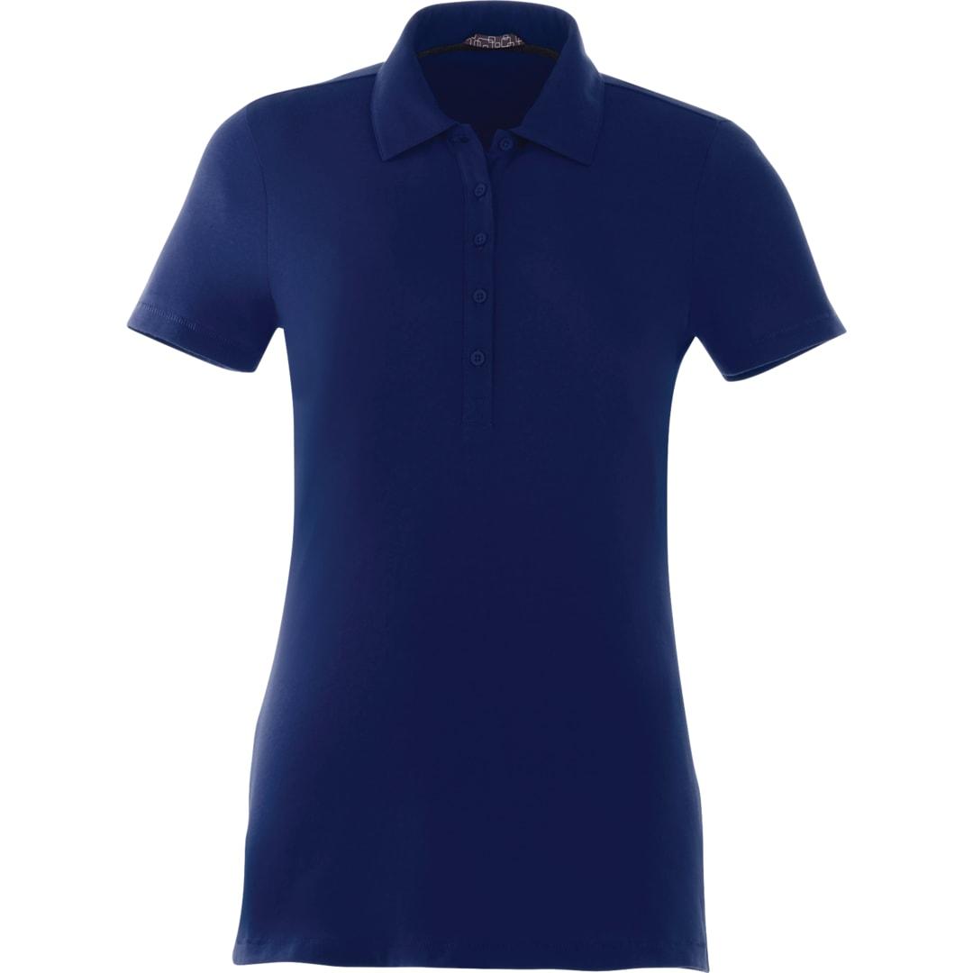 Womens acadia ss polo Dark Green miniatura 11