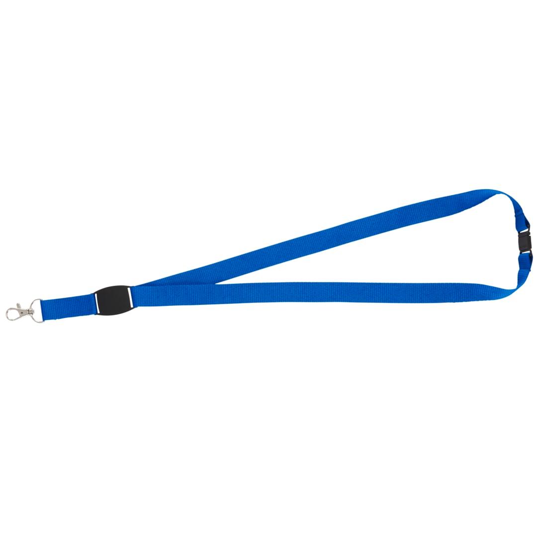 Flat panel lanyard Black miniatura 5
