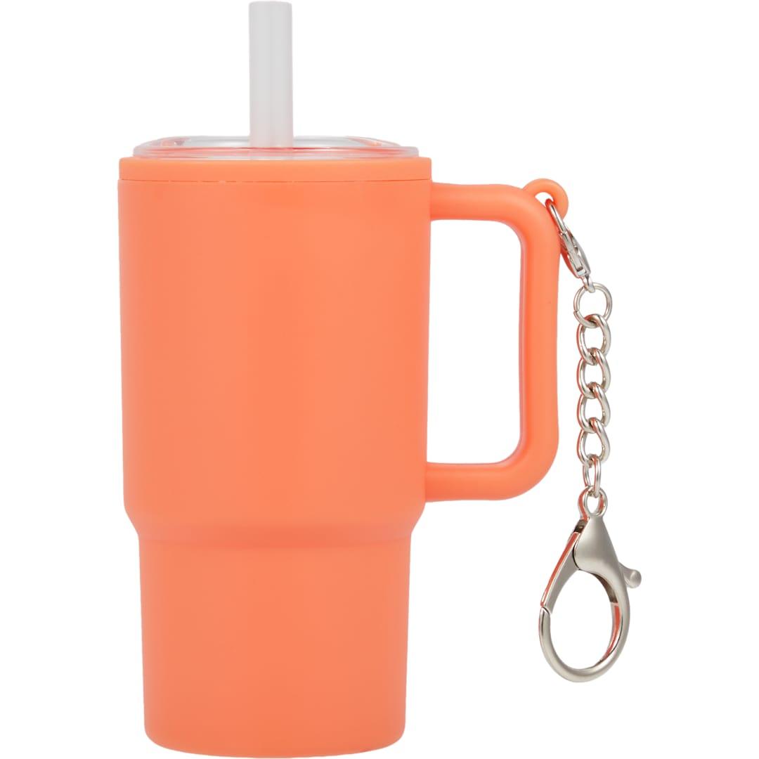 Shot glass tumbler w/ keychain 4oz Black miniatura 38