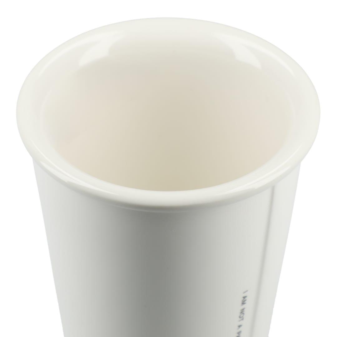 Im not a paper cup 10oz ceramic tumbler Black miniatura 24