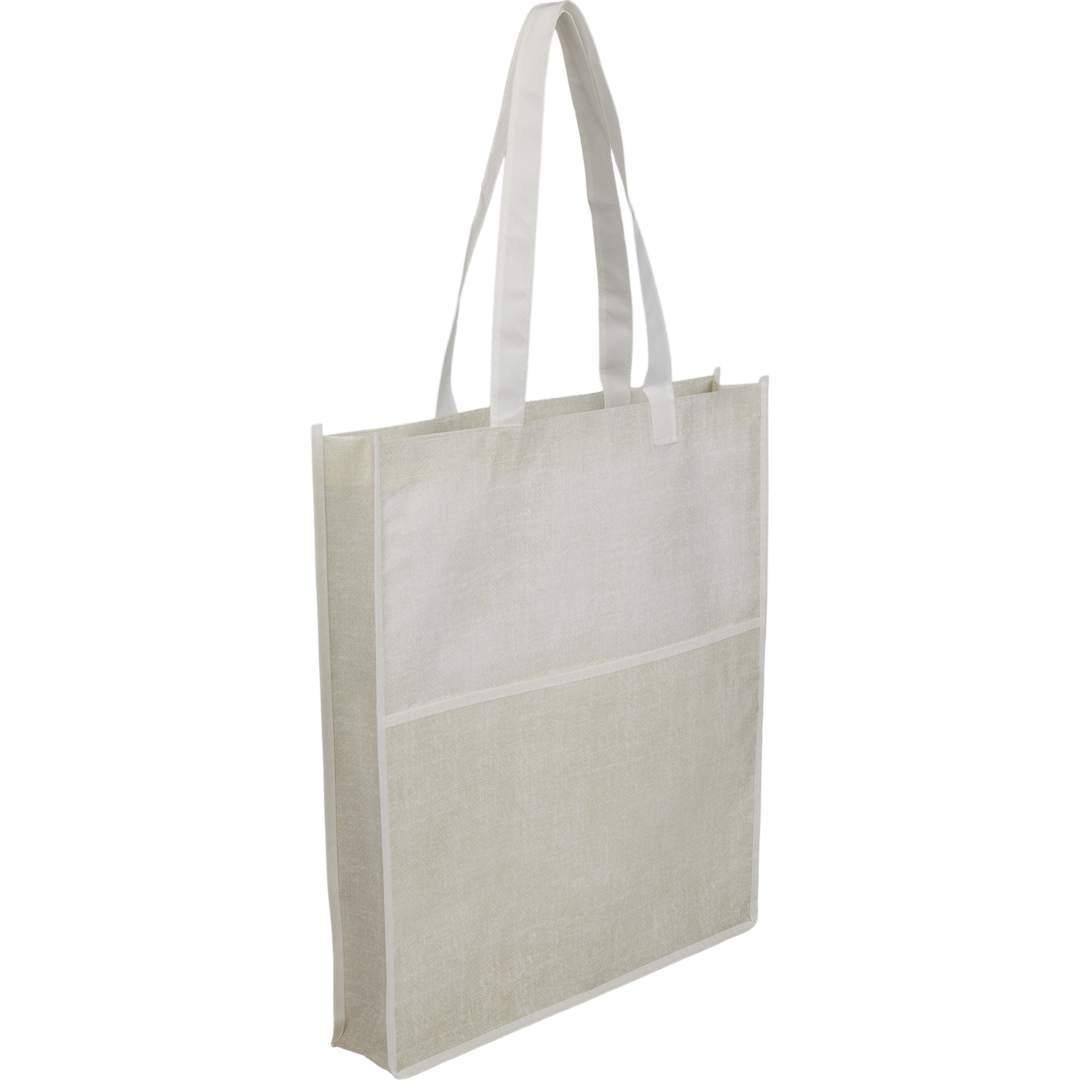 Apollo recycled non-woven convention tote Black miniatura 11