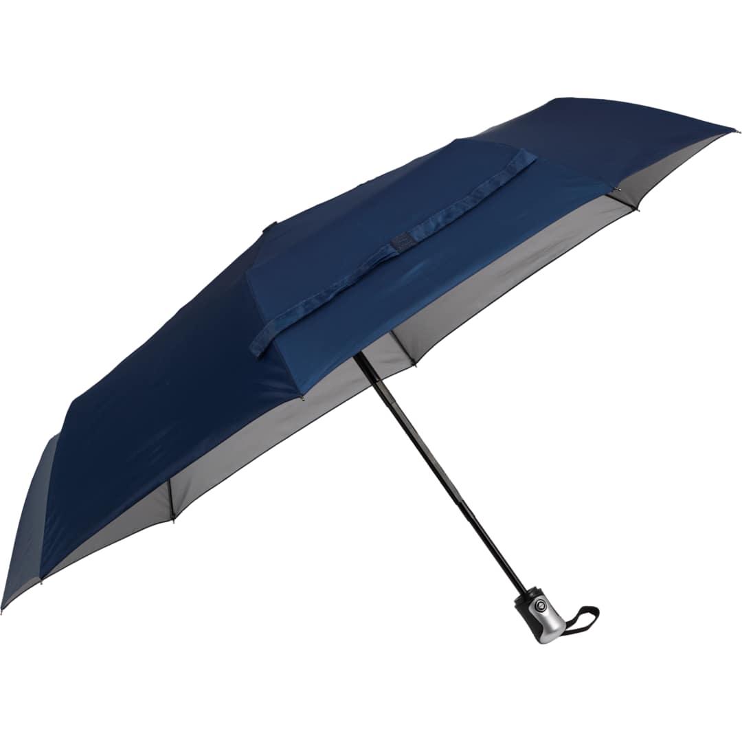 42 Folding auto open/close umbrella Silver miniatura 21