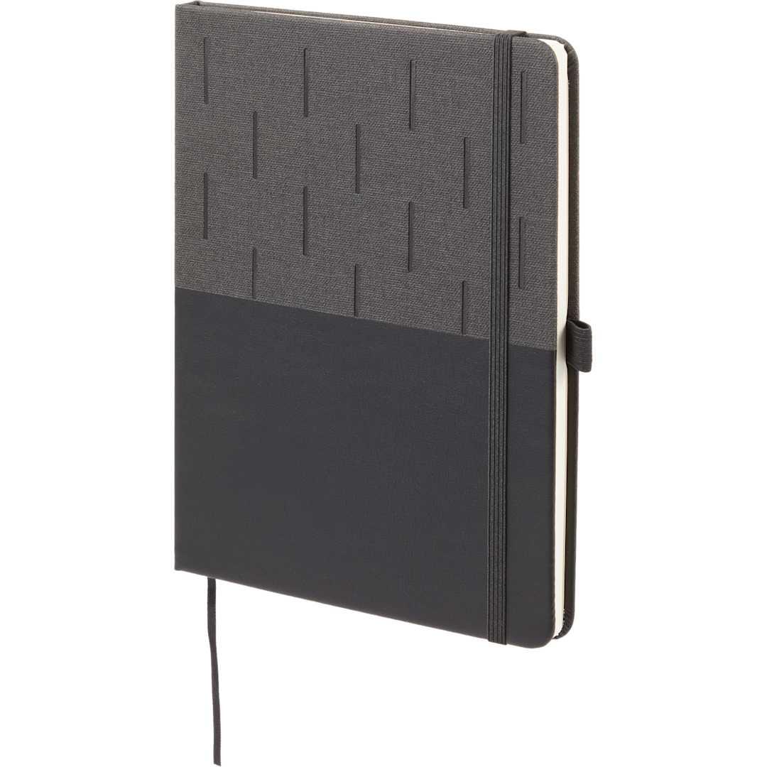 5.5 X 8.5 fsc® recycled chesapeake bound journal Black front