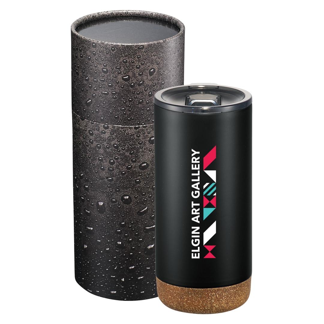 Valhalla copper tumbler 16oz with cylindrical box Black miniatura 3