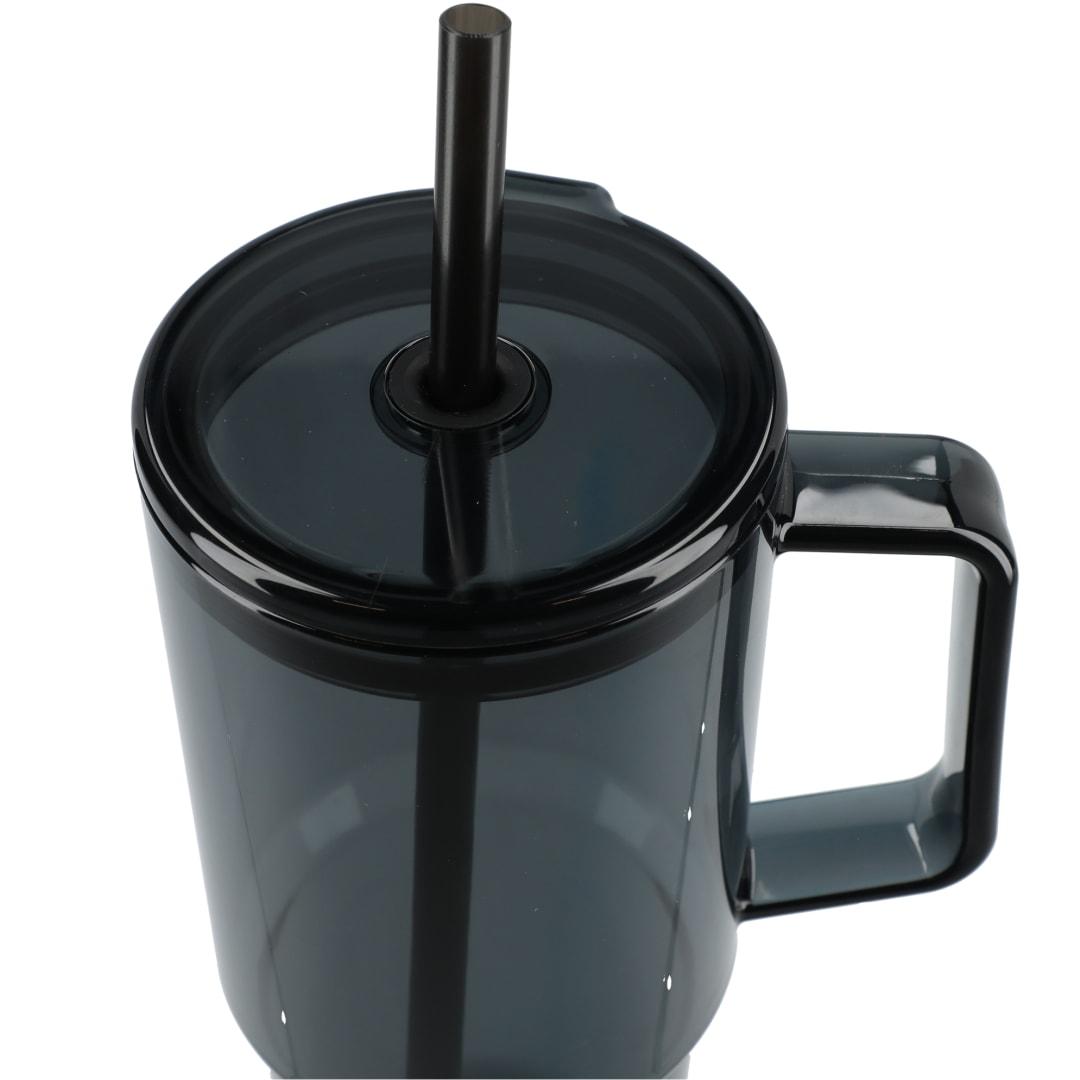 Lucien recycled acrylic travel mug 40oz Black miniatura 6